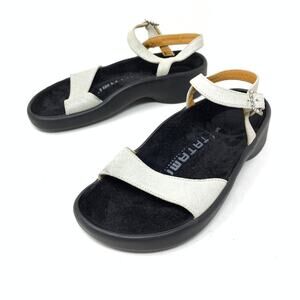 Birkenstock Tatami Women's Sz 36 5 US Adjustable Strap Sandal Gray Silver Black
